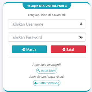 Register PGRI Duren Sawit - Persatuan Guru Republik Indonesia Cabang Duren Sawit